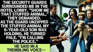SECURITY GUARD TURNED PALE WHEN HE UNZIPPED MY SON'S STUFFED ANIMAL AT LUXURY HOTEL