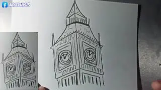 How to draw Big Ben