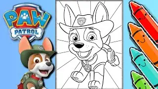 Coloring Paw Patrol | Paw Patrol Coloring Pages | Tracker