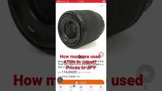 Used SONY A7III prices in Japan.