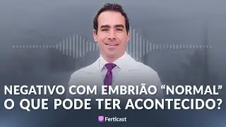 NEGATIVO COM EMBRIÃO “NORMAL” O QUE PODE TER ACONTECIDO? DR. JULIO VOGET