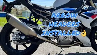 2022 BMW S1000R M Stock exhaust sound VS Arrow exhaust headers with stock Akrapovic!!!