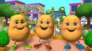 Astronaut Aloo 🚀🌌 | Aloo Kachalu Beta | Space Song | Hindi Rhymes | NooNoo Kids