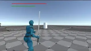 Unity -  Combat system test (Dark Souls) - N&deg;1