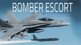 Сопровождение бомбардировщиков над Сирией в споре 80-х | DCS