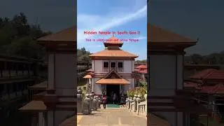 Southern Goa's Hidden Temple: A Peaceful Escape! #goa #HiddenGems