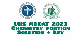 UHS | MDCAT | 2023 | Chemistry portion | key