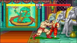 Street Fighter 2 - Zangief - Infinite Choking