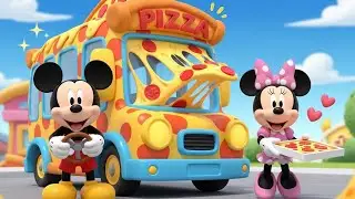 Mickey & Minnie’s Pizza Bus Adventure 🍕🚌 | Fun Kids Cartoon