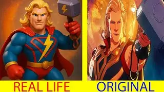 Best TikTok Viral Of Sprunki Superhero Moment: THOR AVENGERS ACTION! | Original Vs Sprunki Real Life
