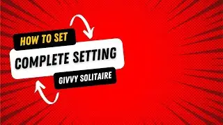 How To Set Complete Setting in Givvy Solitaire | Tech with Monotize