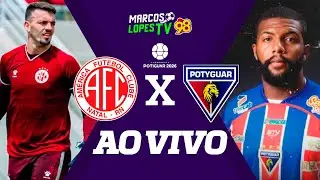 [🔴🟡 AO VIVO] AM&Eacute;RICA x POTYGUAR-CN | CAMPEONATO POTIGUAR 2025 - 10/01/2026