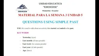 CLASE DE INGLÉS SEGUNDO 