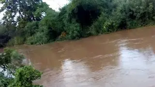 Coburn Gully in spate