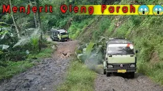 Terlalu oleng❗MikroBus perintis satu1nya terabas Datar Dahu Garut #3