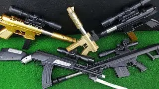 Modified Rifles AK-47 - Tec-9 and SCAR & Realistic Toy Guns