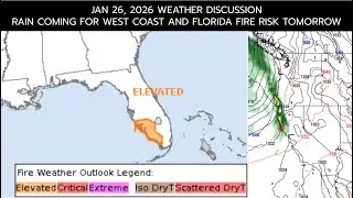 Jan 26, 2026 Weather Discussion | Rain coming for West Coast and Cold for the South/Great Lakes