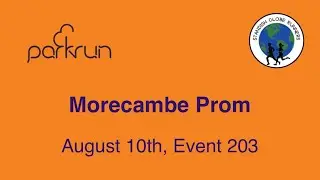 Morecambe Prom Parkrun August 10th 2024
