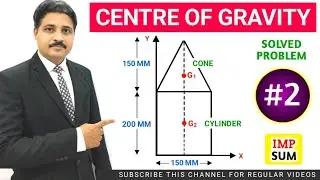 CENTRE OF GRAVITY SOLVED PROBLEM 2 IN ENGINEERING MECHANICS IN HINDI @TIKLESACADEMYOFMATHS