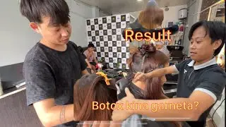 Hair Botox Demo! Why we do hair Botox?