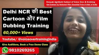 Voice Over Training in Delhi NCR  Films, Cartoon Dubbing @ voiceovertraining.in