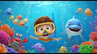 Deep Sea Alphabet Dive 🌊 | Fun ABC & Ocean Adventure Song for Kids | Nursery Rhymes & Baby Songs