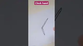 How to draw a Clock Hand #shorts