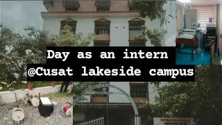 DAY 1 as geology intern at cusat lake side campus🌍#cusat