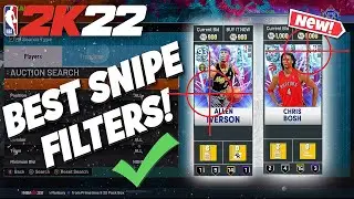 THE BEST SNIPE FILTERS TO USE RIGHT NOW IN NBA 2K22 MYTEAM! (NEW PRIMETIME FILTER)