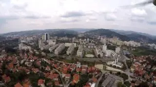 1080p Tuzla BiH iz pticije perspektive,Dji Phantom 2 Quadrocopter