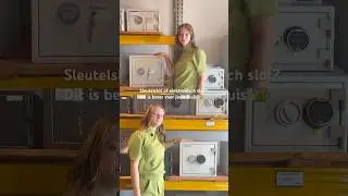 Sleutelslot of elektronisch slot? #kluis #kluizen #kluismetsleutel #elektronischslot