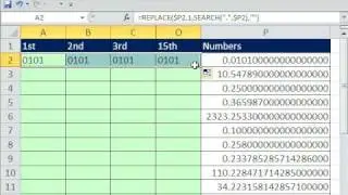 Excel Magic Trick 580: Extract Digits To Right Of Decimal Into Individual Cells