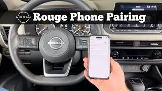 How To Pair Phone With 2023 - 2024 Nissan Rouge Bluetooth - Sync iPhone Connect Samsung Pairing