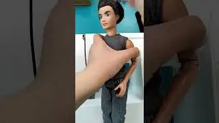 how to fix messy Ken hair.