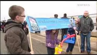 HMS Somerset returns to warm welcome 24.02.12
