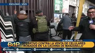 ¡Increíble operativo en 'La Cachina de Manzanilla'! 🚔📱 ¡Más de 20 celulares intervenidos! (1/3)