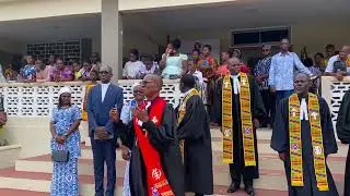 Part 2: Drill display by the 1st Akosombo Boys and Girls Brigade at the Induction Service of the DM