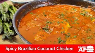 Бразильская острая кокосовая курица