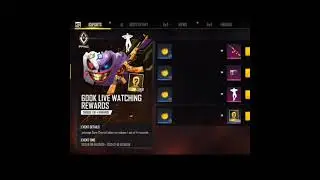 Garena Free Fire Rewards | today live watching rewards | best reward ever #shorts