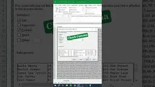 Функция преобразования текста в столбцы в Excel‼️ #excel