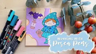 Working With Posca Pens // Draw With Me