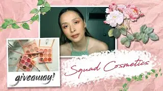 Squad Cosmetics Eyeshadow Palette Review + GIVEAWAY!! | Affordable Local Makeup (Philippines)