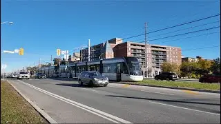 The Golden Mile to Kennedy Stn + Line 5 LRT | Toronto Walk on Eglinton in Scarborough! 10/27/2025