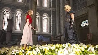 Cloud Falls Off Aerith's Church - Final Fantasy 7 Remake