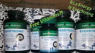 Purity Products Vitamins Free Trial Haul| B-12 Energy Melts & EverStrong w/Creatine |April 2018