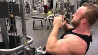 IFBB Pro Matthew Masotti Training Back for MASS