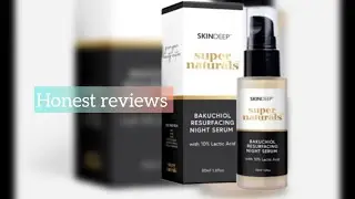 Skindeep super naturals bakuchiol resurfacing night serum honset revewa😡
