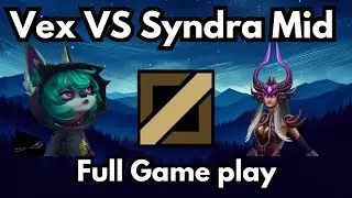 Vex vs Syndra Full Gameplay Mid - Learning Vex - May 01 2024
