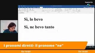 I pronomi diretti- il pronome 