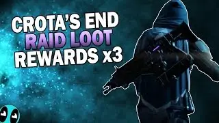 Destiny | Crota's End Raid Rewards x3 Characters! (Exotics Adept Primaries & Armor!)